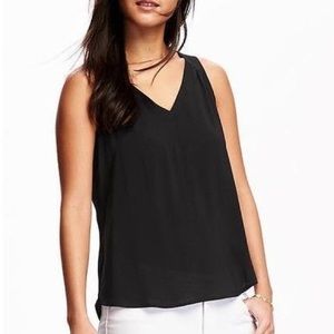 Old navy black v neck tank top